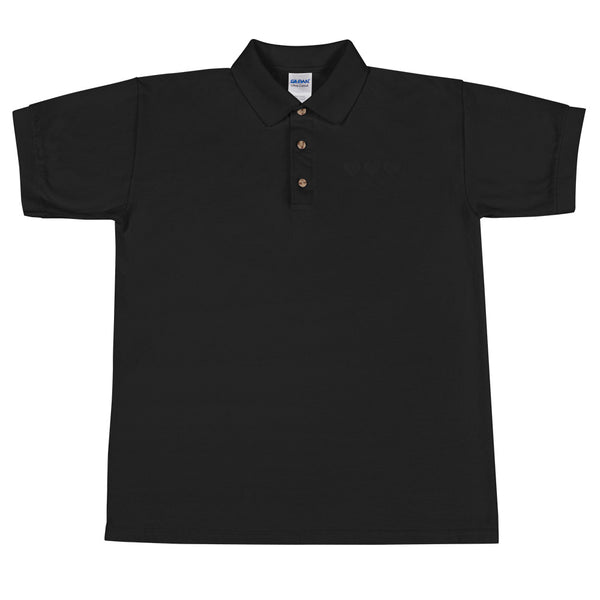 The h3ARTsss Polo Shirt {BlackOut Edition]