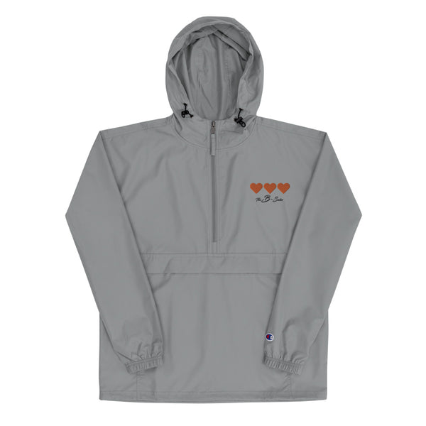 The h3ARTsss Champion Packable Light Grey Jacket