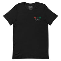 The h3ARTsss Black T-Shirt [Embroidered Pan Af Edition] {Version 3}