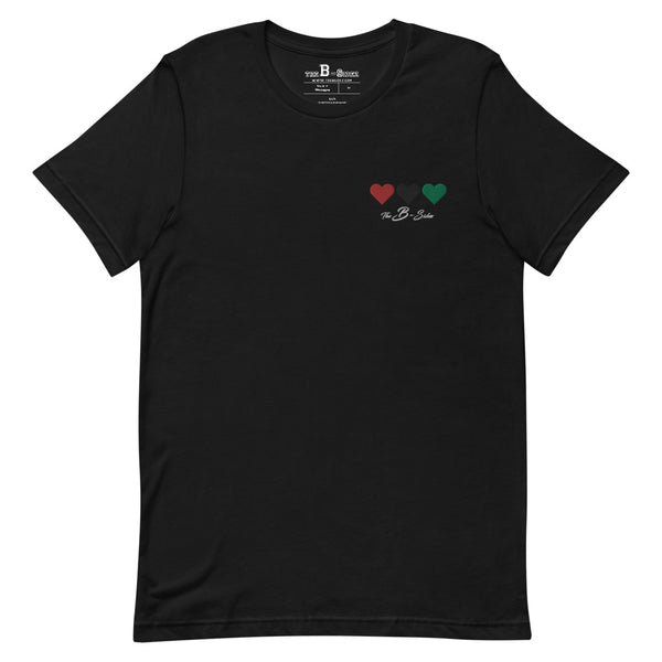 The h3ARTsss Black T-Shirt [Embroidered Pan Af Edition] {Version 3}