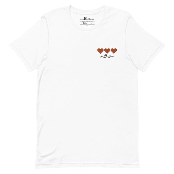 The h3ARTsss White T-Shirt {Version 3.0} [Embroidered]