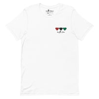 The h3ARTs White T-Shirt [BHM Edition]