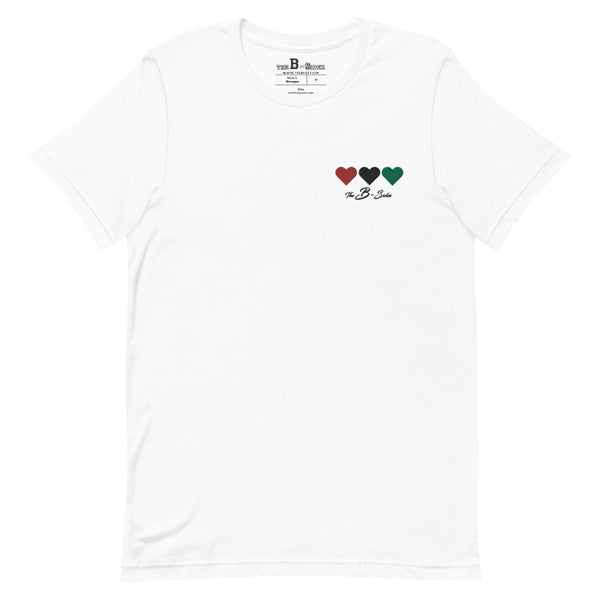 The h3ARTsss White T-Shirt [Embroidered Pan Af Edition] {Version 3}